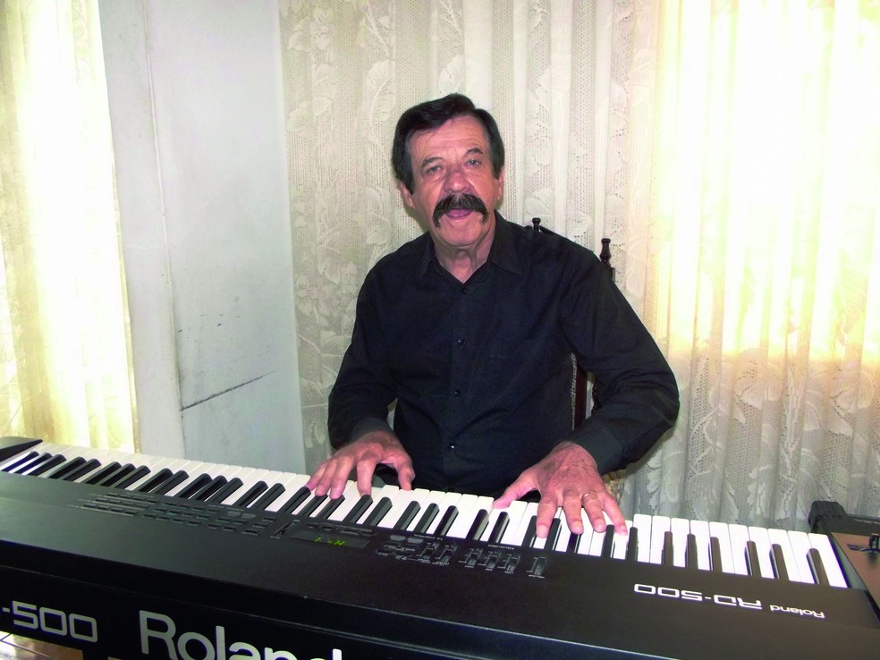 Edevard Viotto, o maestro Bad&ecirc;, &eacute; velado em Bauru &mdash; Foto: Sesc/Divulga&ccedil;&atilde;o