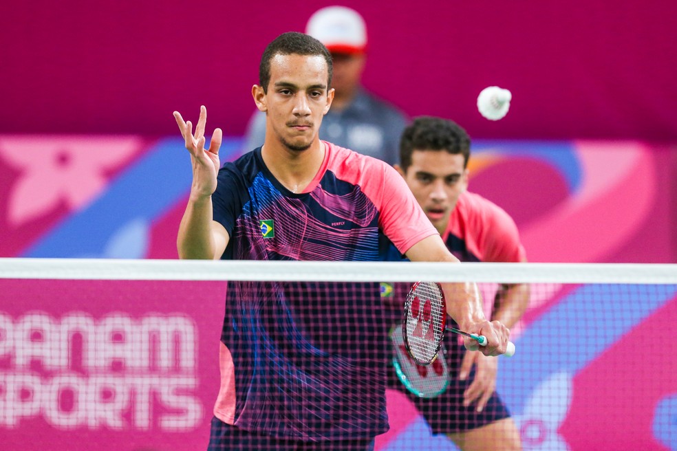 Francielton Farias, Fabrício Farias, Badminton, Jogos Pan-Americanos — Foto: Abelardo Mendes Jr/ rededoesporte.gov.br