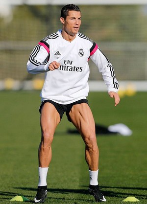 Cristiano Ronaldo Treino do Real Madrid (Foto: Reprodução / Site oficial do Real Madrid)