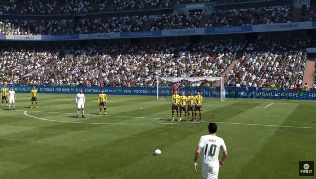 Gameplay do jogo FIFA 17 (Foto: Reprodução/Youtube)