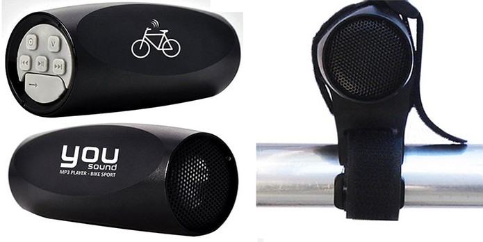 MP3 Player pode ser acoplado em bicicleta (Foto: Divulgação/You Sound)