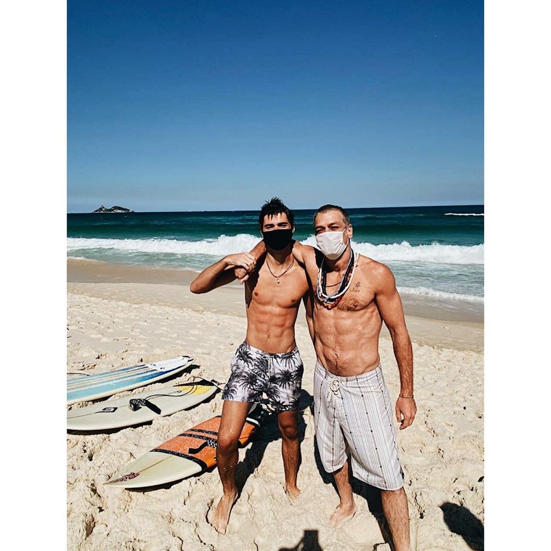 João e Fábio Assunção (Foto: Reprodução Instagram)