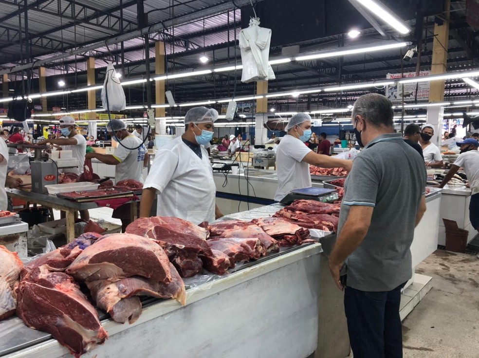 Espaço da Manaus Moderna passou por manutenção após o período da cheia do Rio Negro — Foto: Matheus Castro/G1