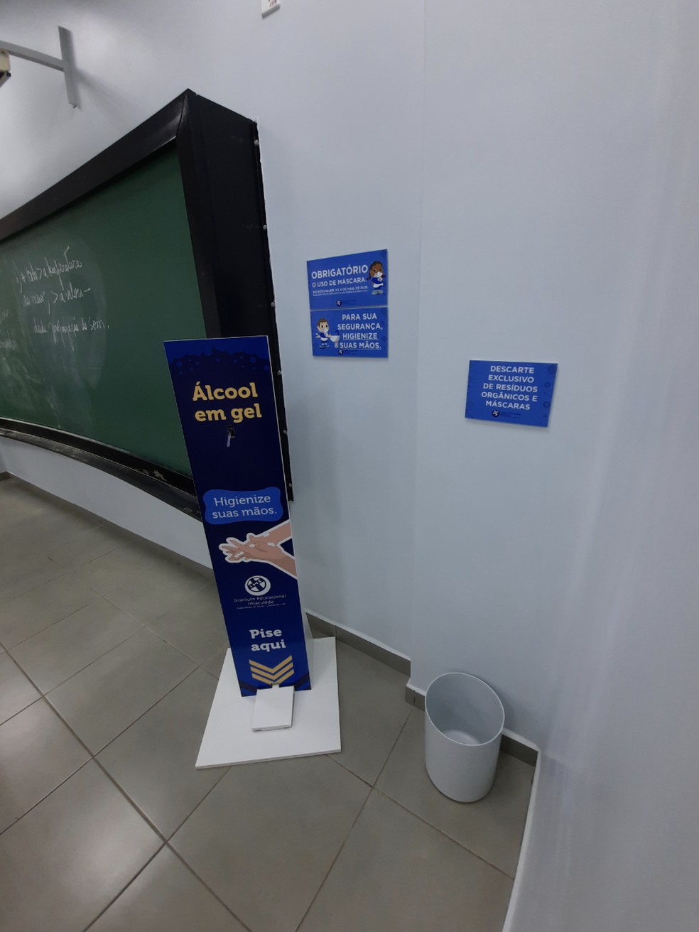 Instituto Educacional Imaculada adotou diversas medidas para retorno às aulas presenciais. — Foto: Crédito: Divulgação 