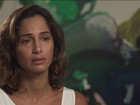 Camila Pitanga se emociona ao falar sobre morte de Domingos Montagner