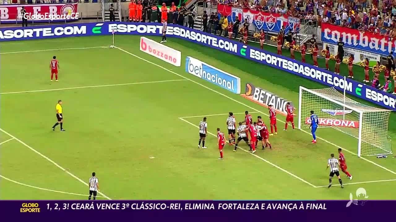 Ceará vence 3º Clássico-Rei, elimina Fortaleza e avança à final