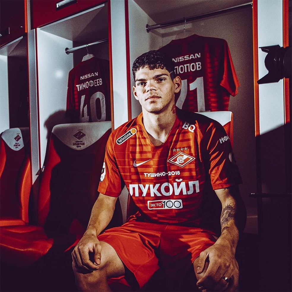 Ayrton Lucas chega com moral ao Spartak Moscou â Foto: ReproduÃ§Ã£o