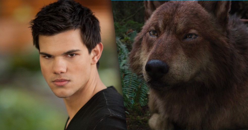 Taylor Lautner era Jacob na saga 'Crepúsculo' — Foto: IMDB