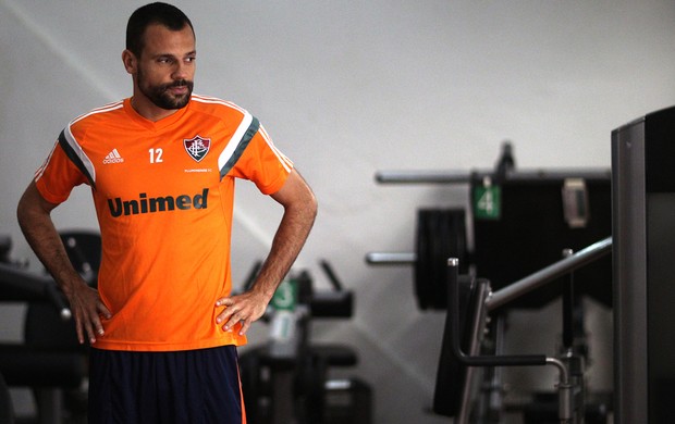 Diego Cavalieri Treino Academia Fluminense (Foto: Nelson Perez / Fluminense F.C. )