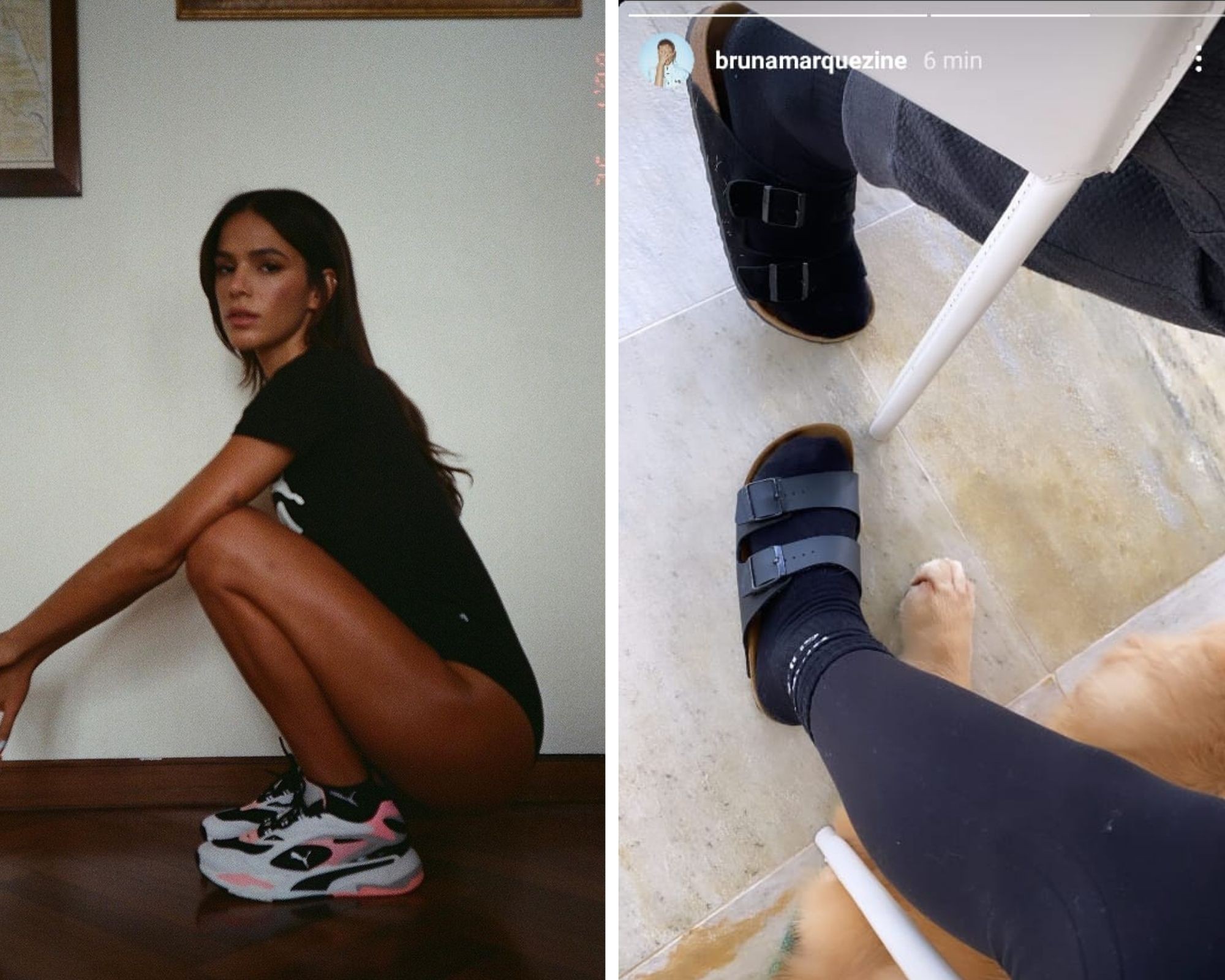 Bruna Marquezine posta foto de pé e fãs investigam (Foto: Reprodução/Instagram)