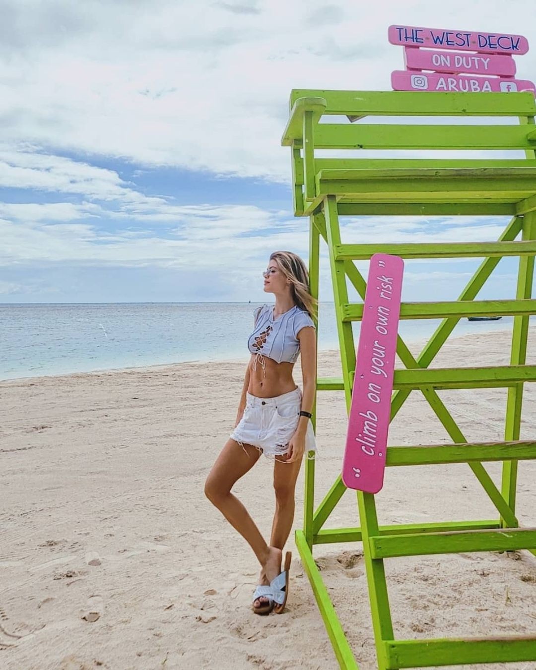 Vitória Strada em Aruba (Foto: Reprodução/Instagram)