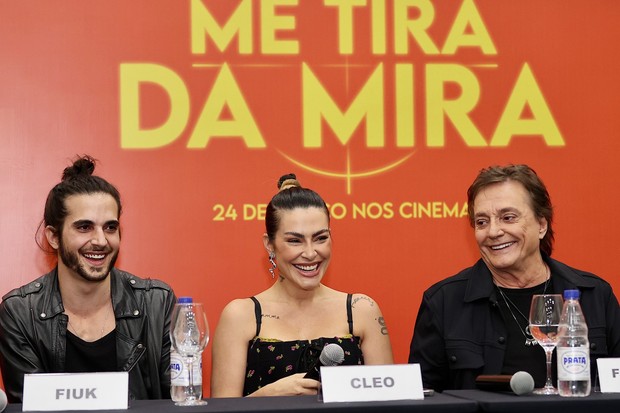 Fiuk, Cleo e Fabio Jr (Foto: Manuela Scarpa/Brazil News)