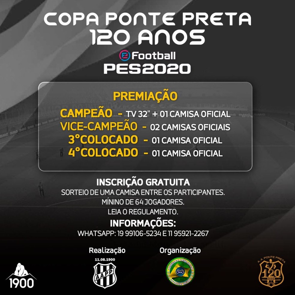 Com Futebol Parado Devido A Pandemia Ponte Preta Aposta Em Campeonato Virtual Em Julho Ponte Preta Ge