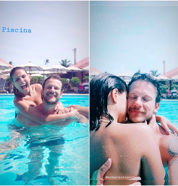 Paloma Bernardi e Dudu Pelizzari (Foto: Reprodução / Instagram)