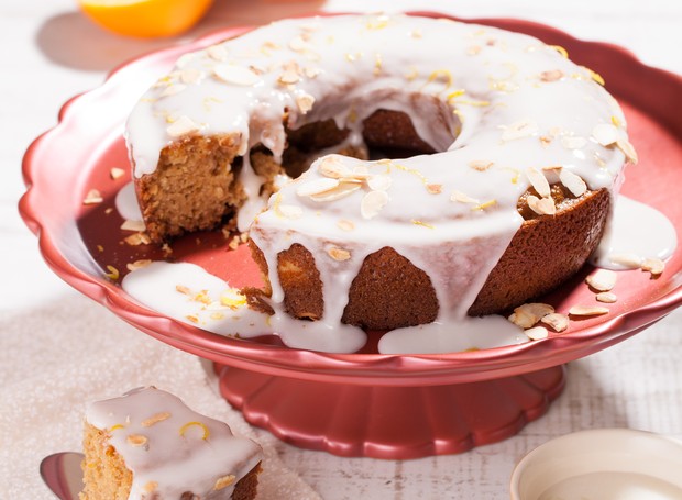 Receita para o ch da tarde bolo de laranja com am ndoas Casa e