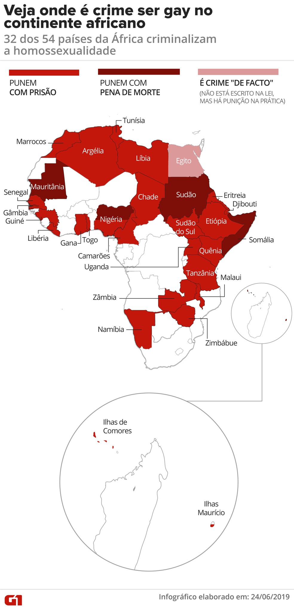 Ser gay ainda é crime em 32 dos 54 países da África, mesmo após a descriminalização em Botsuana — Foto: Juliane Monteiro/G1
