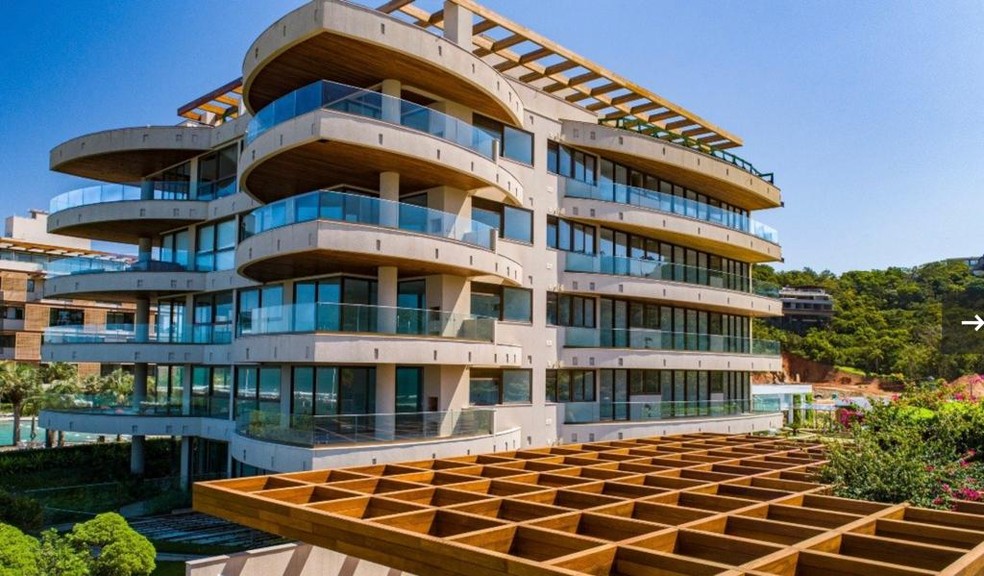 O residencial exclusivo é um dos mais luxuosos do Brasil — Foto: Reprodução
