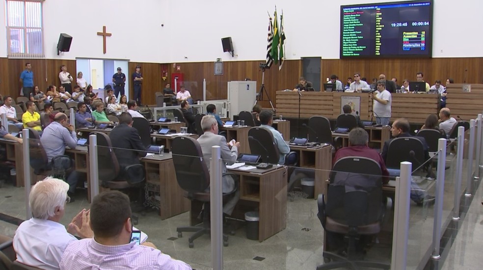 Vereadores discutiram sobre mudança de nome do Hospital Regional de Itapetininga (Foto: Reprodução/TV TEM)