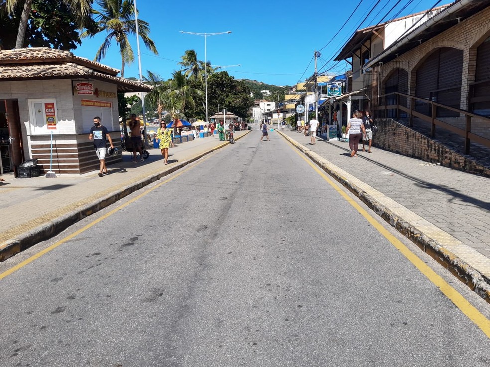 Avenida Erivan França, em Ponta Negra, será interditada no fim de semana, das 10h às 15h — Foto: Lucas Cortez/Inter TV Cabugi