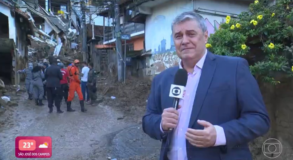 Flávio Fachel explica emoção em cobertura de tragédia em Petrópolis: 'Nem  perto do que as pessoas estão sentindo' | Mais Você | gshow