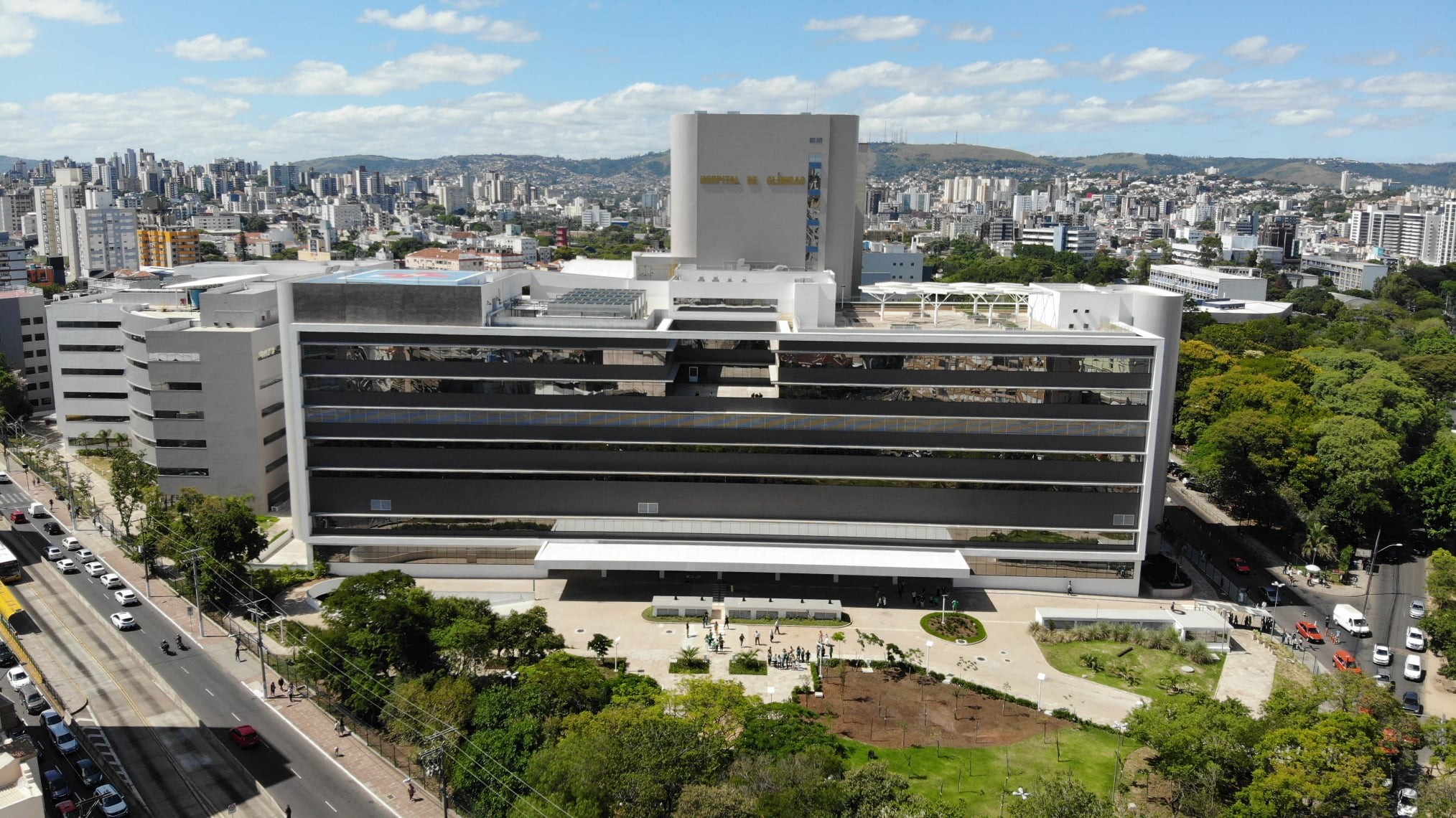 Hospital de Clínicas de Porto Alegre, vinculado à Universidade Federal do Rio Grande do Sul (UFRGS) (Foto: Reprodução Facebook/Hospital de Clínicas de Porto Alegre HCPA)