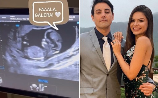 Bruno de Luca posta ultrassom do bebê que espera com a noiva: "Cara do papai"