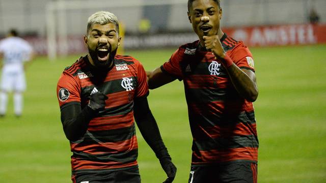 gol gabigol bruno henrique flamengo oruro