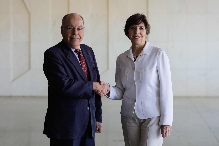 A ministra de Negócios Estrangeiros francesa Catherine Colonna