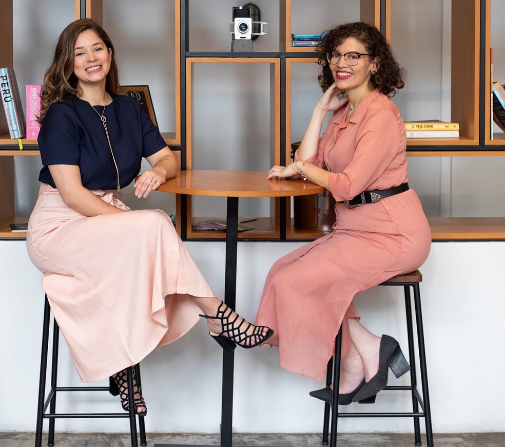 Rafaela e Camila Camargo são donas da Cookie Storie, rede de franquias nascida em Curitiba — Foto: Divulgação
