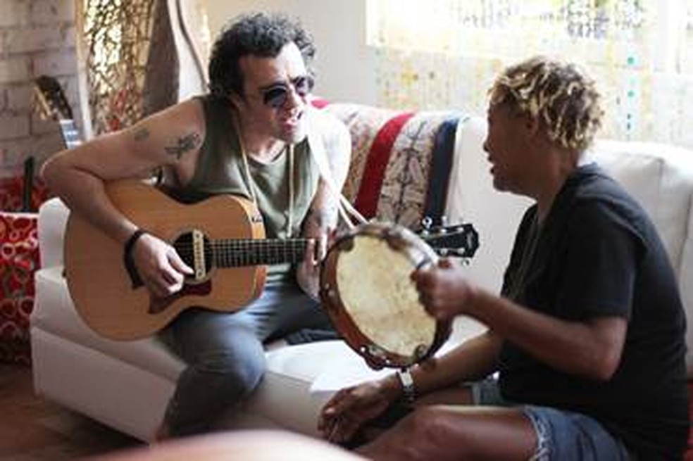Paulinho Moska e Mart'nália no RioMar Music Festival, neste domingo (19). (Foto: Divulgação)