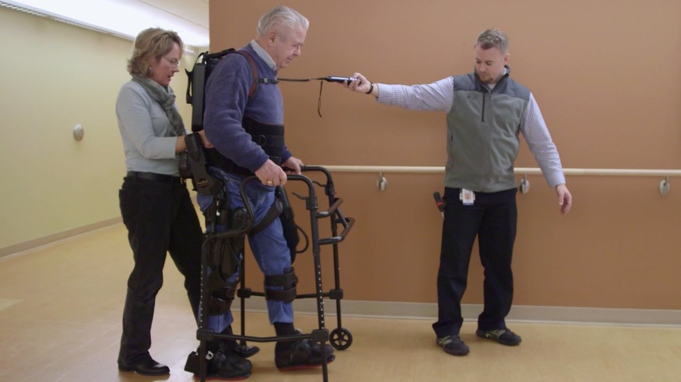 Exoesqueleto: exemplo de robótica utilizada no campo da reabilitação (Foto: Divulgação)