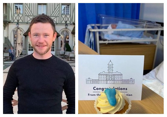 O ator Devon Murray anunciou o nascimento de seu primeiro filho (Foto: Instagram)