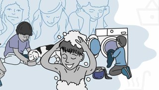 Crianças devem aprender a ajudar nas tarefas de casa desde cedo; veja dicas