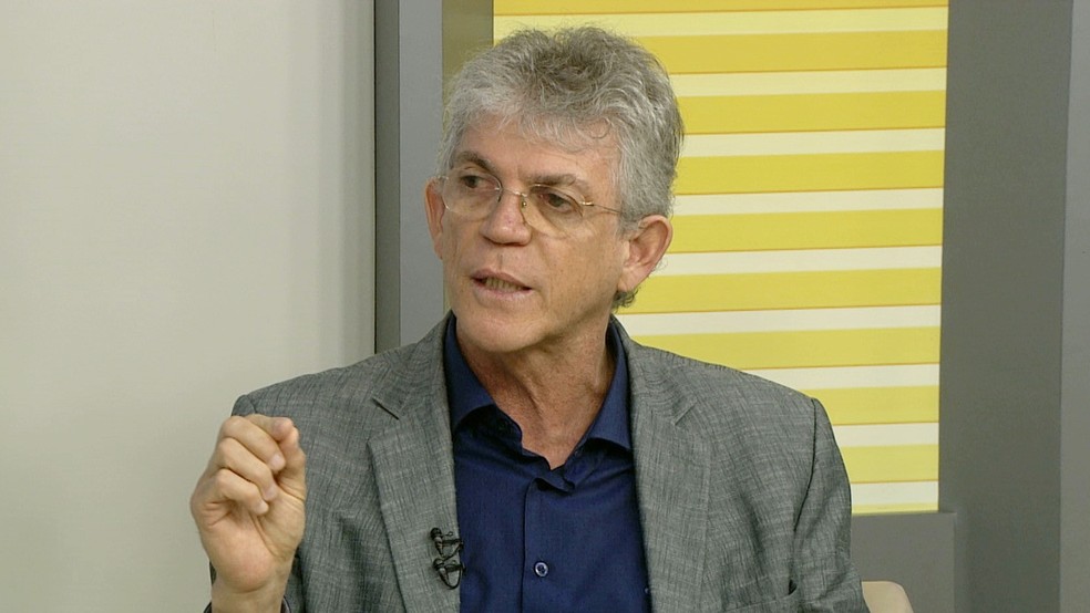 Ricardo Coutinho, governador da Paraíba, fez balanço de sua gestão nos últimos 8 anos — Foto: Reprodução/TV Cabo Branco