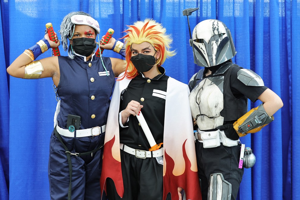 Cosplayers na Comic Con San Diego 2022 — Foto: Amy Sussman/Getty Images via AFP