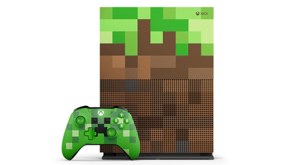 Xbox One ganha modelo temático de Minecraft com controle 
