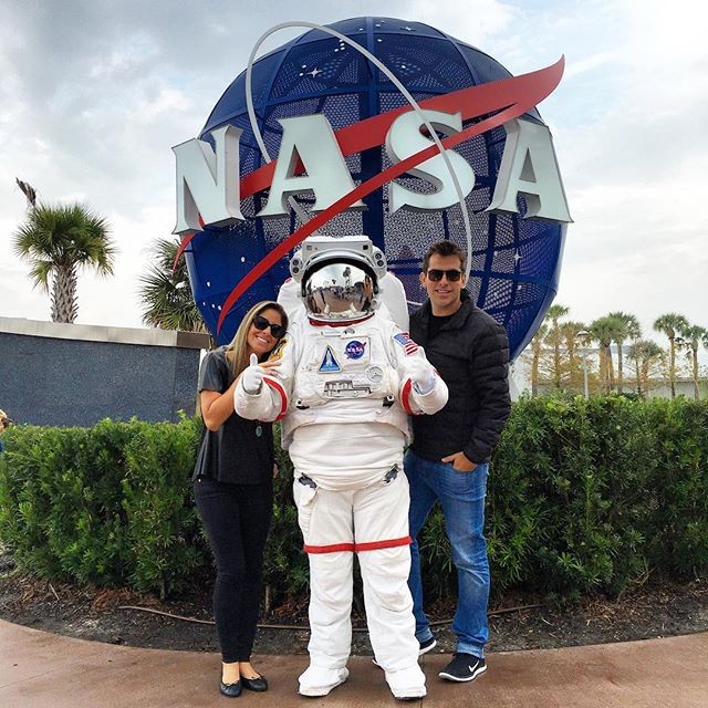 Patricia Maldonado no Kennedy Space Center (Foto: Reprodução/ Instagram)