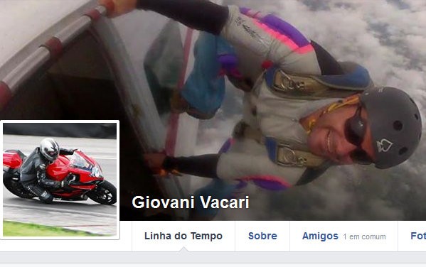 Facebook do empresário Giovani Vacari, morto em acidente em Santa Bárbara d'Oeste (Foto: Reprodução/Facebook)