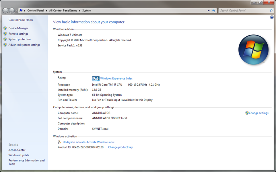 itunes for windows 7 service pack 1