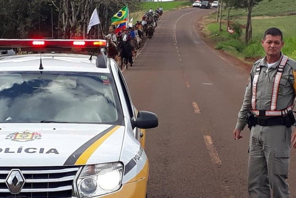 Hércules havia trabalhado na Brigada Militar do Rio Grande do Sul — Foto: Redes Sociais/ Divulgação