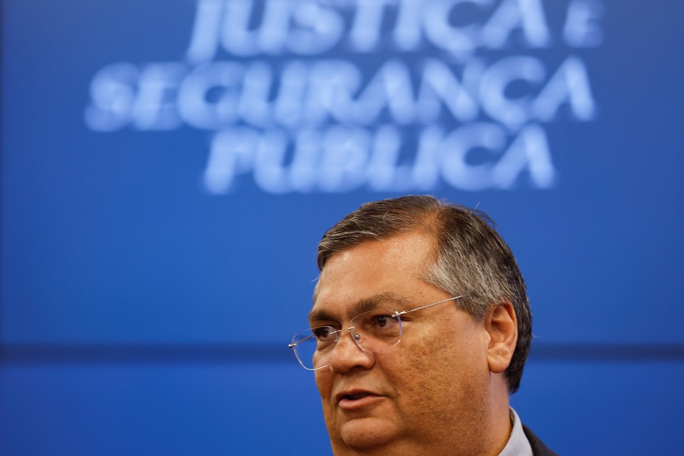 Flávio Dino em coletiva nesta segunda-feira (9). — Foto: Amanda Perobelli/Reuters