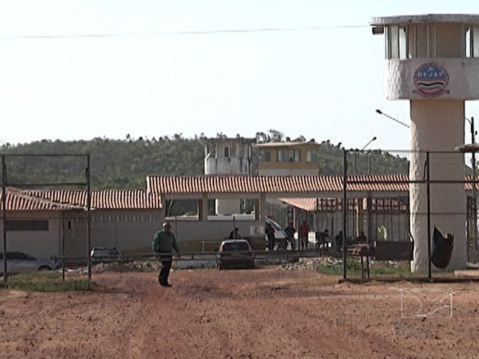 Complexo Penitenciário de Pedrinhas, em São Luís — Foto: Reprodução/TV Mirante