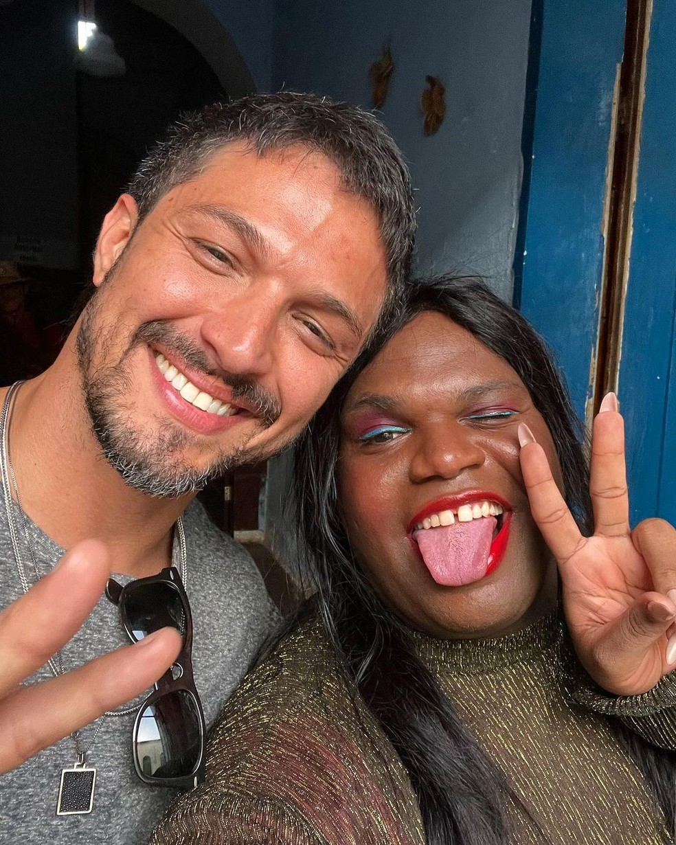 R&ocirc;mulo Estrela e Fuega &mdash; Foto: Reprodu&ccedil;&atilde;o/Instagram