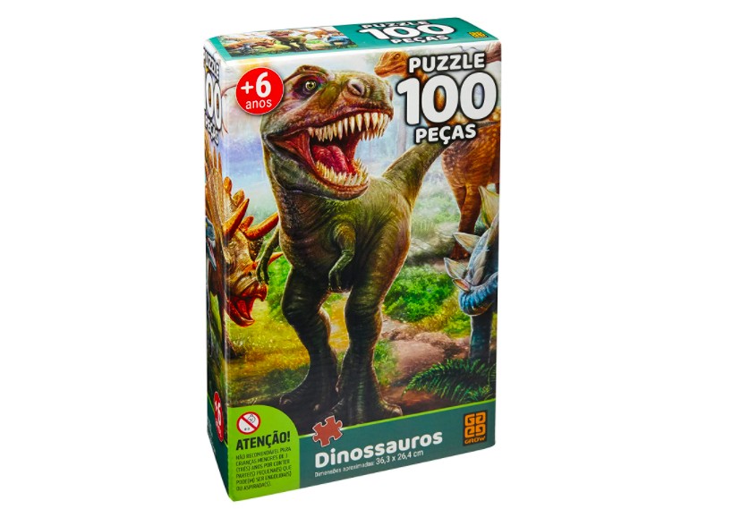 Quebra-cabeça de dinossauro (Foto: Reprodução/Amazon)