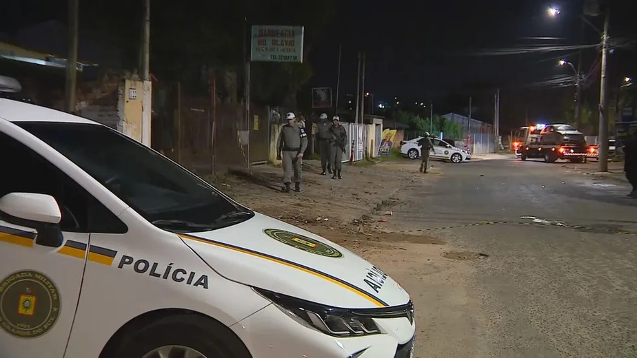 Local onde ocorreu a troca de tiros em Porto Alegre