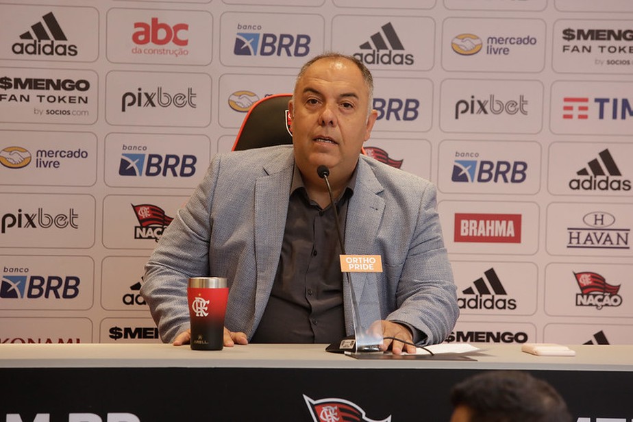 Marcos Braz, vice de futebol do Flamengo