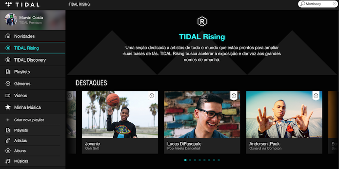 Tidal Rising apresenta novos artistas de todo o mundo (Foto: Reprodução/Marvin Costa)