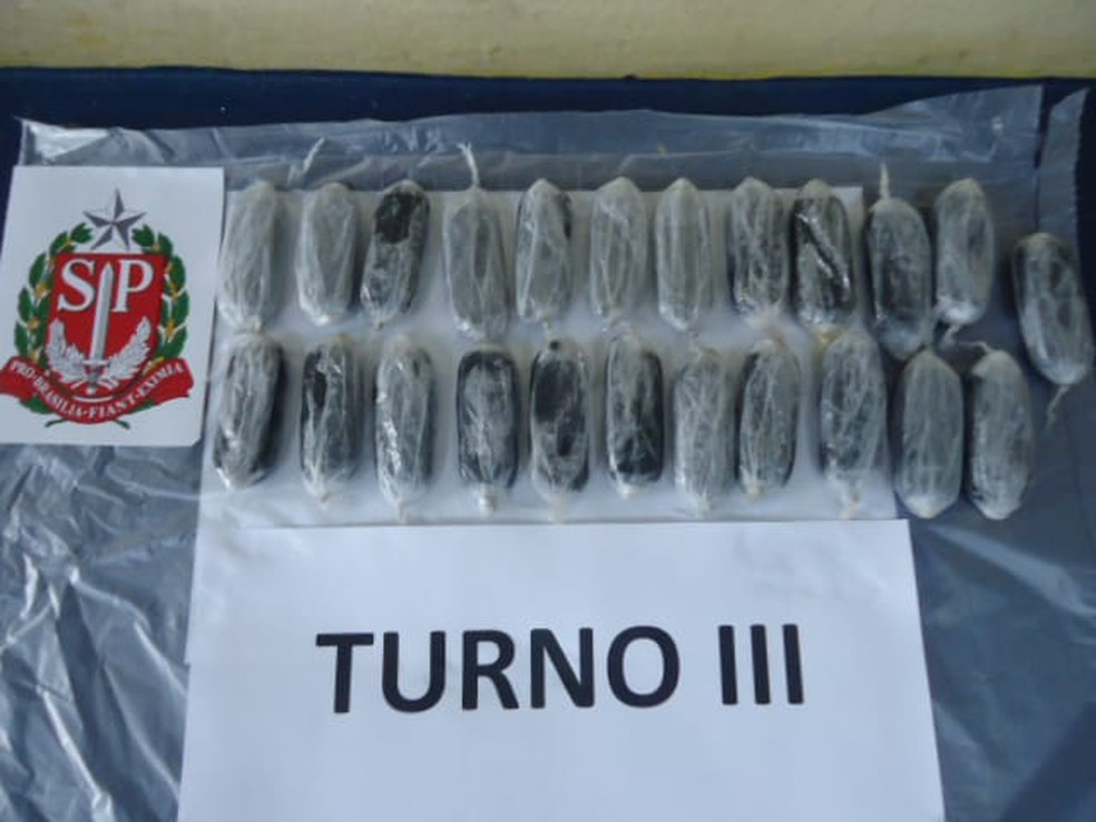 Scanner corporal do CPP Hortolândia identificou os microcelulares no estômago do detento — Foto: Polícia Civil