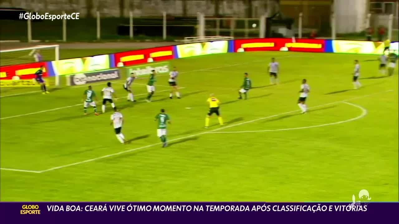 Ceará vive ótimo momento após classificação contra a Caldense na Copa do Brasil