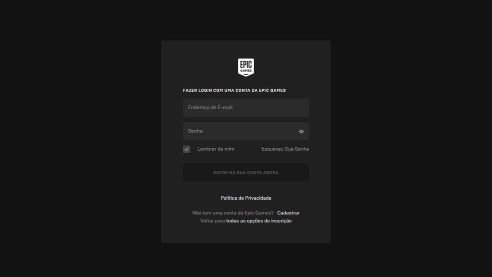 Como Saber O Email Da Conta Do Fortnite Fortnite Como Mudar O E Mail Da Conta Epic Games Battle Royale Techtudo